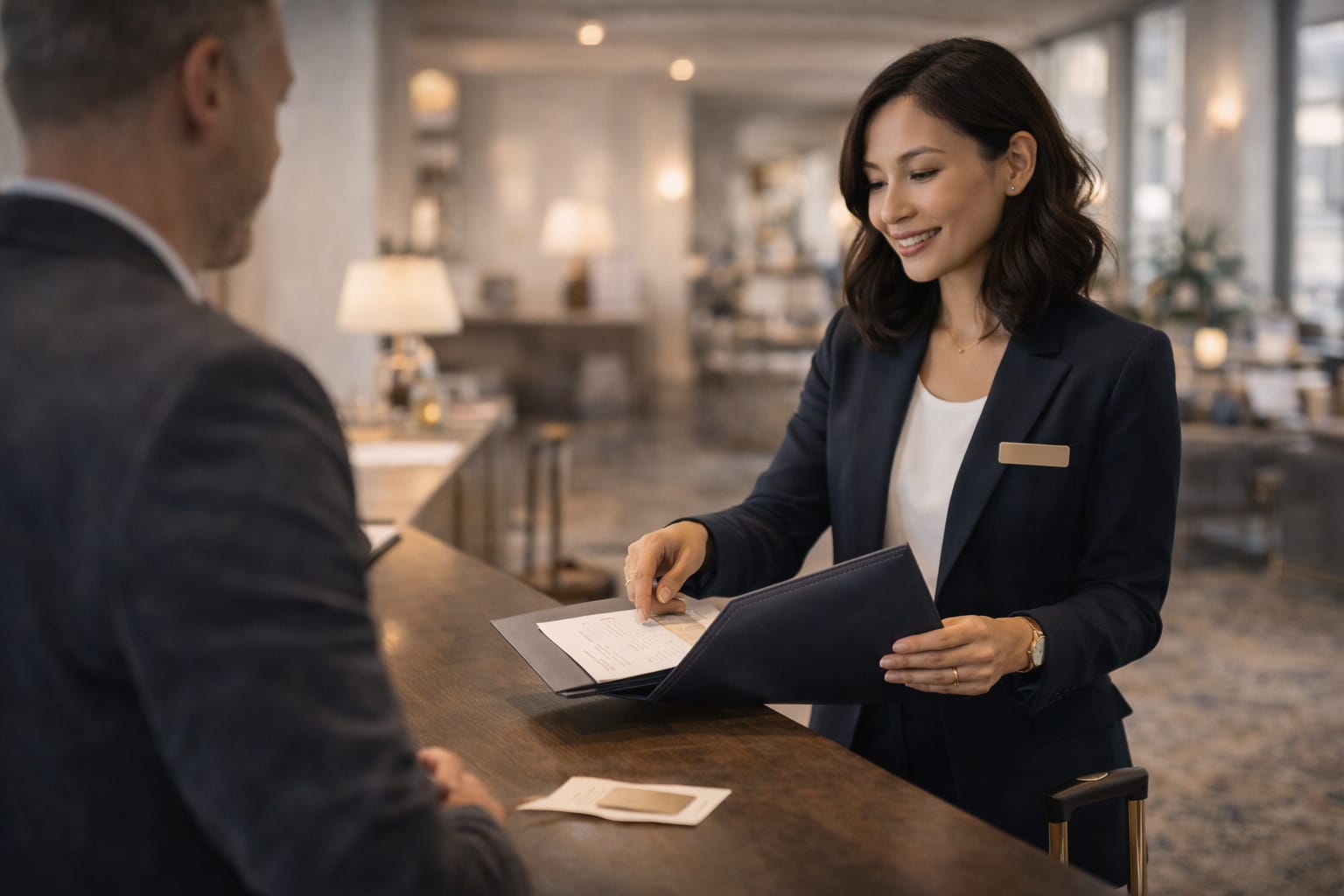 Ferðaleiðsögumaður með hóp í íslenskri náttúru.